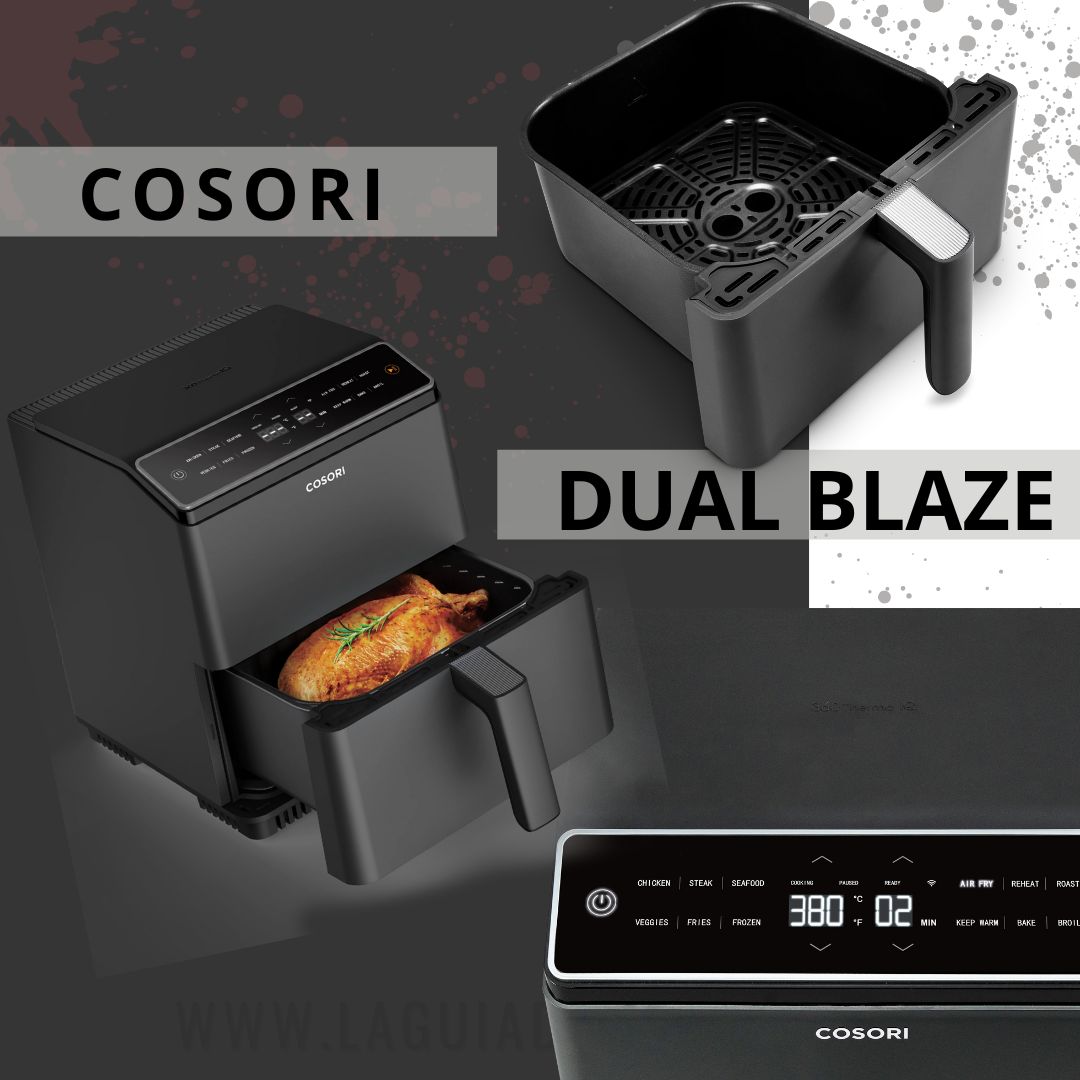 Análisis Cosori Dual Blaze: la freidora de aire más completa te ofrece más  espacio para tus platos y control por WiFi